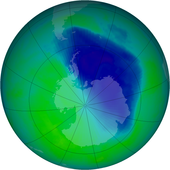 Ozone Map 1999-12-05